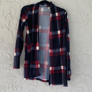 Sun & Moon Flannel cardigan